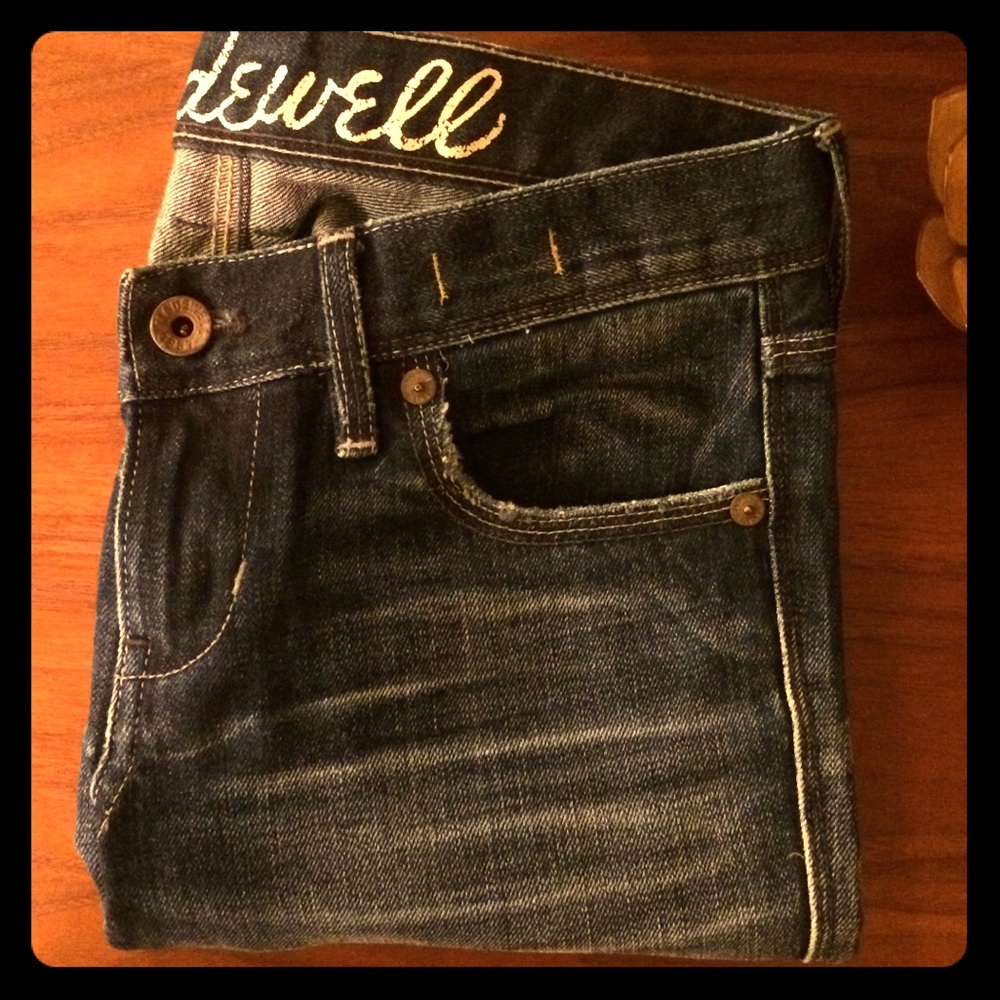 Madewell Rail Straight Skinny Denim Jeans